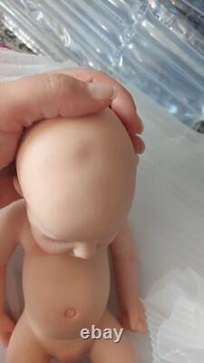 13? Reborn Baby Girl Doll Sleeping Full Body Solid Silicone Lifelike Set with Gift