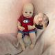 16Inch Squish Full Body Soft Silicone Reborn Baby Floppy Newborn Boy Dolls Gift