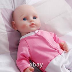 16.5Cute Girl Reborn Baby Doll Full Body Soft Silicone Real Touch Xmas Gifts US