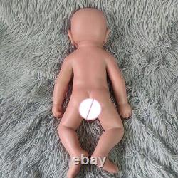 17Cute Boy Newborn Full Silicone Floppy Doll Lifelike Reborn Baby Doll Gifts