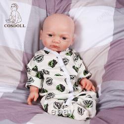 17.7'' Lifelike Silicone Reborn Baby Doll Waterproof Kids Playmate Holiday Gifts