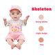 17.7 Realistic Infant Baby Doll Full Silicone Reborn baby Toys Birthday Gifts