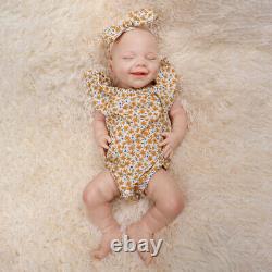17in Reborn Baby Dolls Full Solid 44cm Silicone Baby Doll Newborn Girl Doll Gift