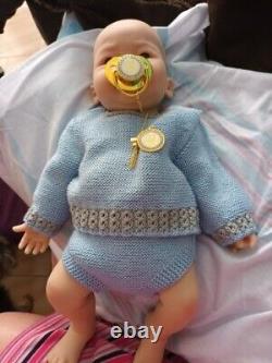 17inch Micro Preemie Full Body Reborn Doll Silicone Boy Girl Soft Kids Gifts