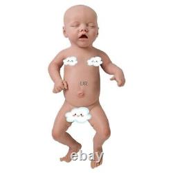 18Inch Twins Silicone Reborn Baby Doll Lifelike Soft Body Doll Newborn Girl Gift