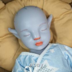 18.5Handmake Silicone Dolls Lifelike Reborn Baby Boy Doll Soft Body Xmas Gifts