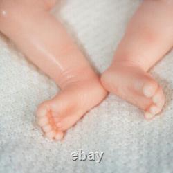 18.5 Smiley Girl Handmake Silicone Reborn Baby Doll Realistic Newborn Doll Gift