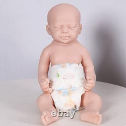 18.5 Unpainted Doll DIY Reborn Girl Dolls Silicone Doll All Hallow's Day Gifts