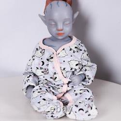 18'' Full Soft Silicone Reborn Baby Doll Avatar Newborn Girl Toy Xmas Gift 2023