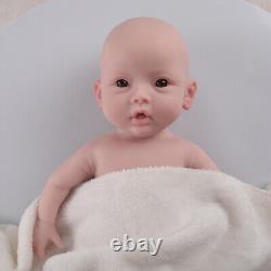 18''Girl Newborn Full Body Soft Silicone Doll Lifelike Reborn Baby New Year Gift