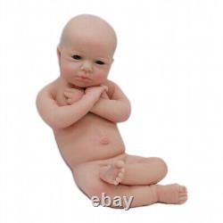 18 Inch Newborn Baby Size Full Solid Silicone Reborn Baby boy Doll Toys Gifts