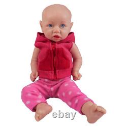 18 Inch Reborn Baby Already Painted 45cm Full Body Solid Silicone Girl Doll Gift