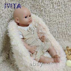 18inch Reborn Baby BOY Doll Newborn Baby Accompany Silicone Dolls Gift