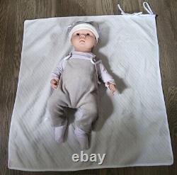 19'' IVITA Reborn Baby Boy Full Body Silicone Doll Lifelike Infant Kids Gifts