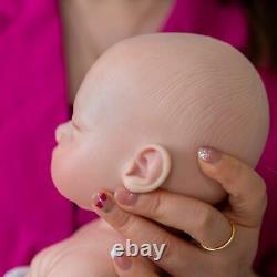 19inch Newborn Baby Size Full Solid Silicone Reborn Baby Girl Doll Toys Gifts