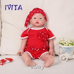 20'' Full Body Silicone Reborn Dolls Lovely Newborn Baby Girl Xmas Gift OOAK Toy