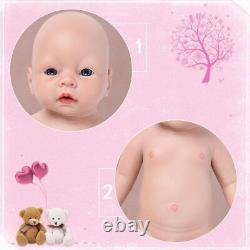 20inch 3200g 100% Silicone Reborn Baby Doll Realistic Unpainted Soft Gift