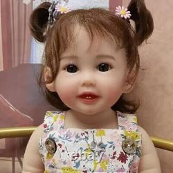 22 Inch 55cm Reborn Toddler Doll Newborn Cute Girls Waterproof Children Gift Toy