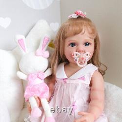 22 inch Reborn Doll 55cm Full Silicone Vinyl Reborn Toddler Girls Dolls Gifts