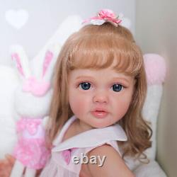 22 inch Reborn Doll 55cm Full Silicone Vinyl Reborn Toddler Girls Dolls Gifts