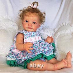 24 Toddler Reborn Dolls Girl Baby Newborn Handmade Silicone Vinyl Bebe Gift NEW