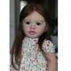26inch Painted Toddler Reborn Doll Finished Baby Girl Cloth Body Realistic Gift