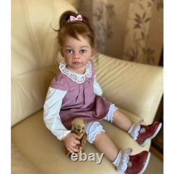 30inch Reborn Baby Doll With Hand-Rooted Hair Already Finished Doll Gift