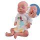 45cm Full Solid Silicone Reborn Baby Chubby Newborn Boy Doll Bebe Infant Gifts