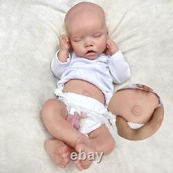 45cm Reborn Bebe Soft Silicone Rebirth Baby Handmade Newborn Girl Doll Gift