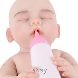 47cm Reborn Doll Silicone Baby Toy Companion Boy Girl Kids Gift Newborn Baby