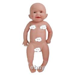 48CM Handmade Baby Girl Lifelike Full Body Floppy Silicone Reborn Doll Xmas Gift