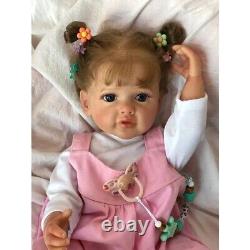 55CM Full Body Silicone Reborn Toddler Girl Doll Princess Waterproof Gift New