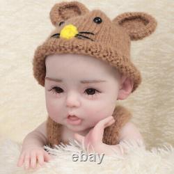 Anzi 18 in Platinum Silicone Girl Doll Silicone Baby Doll Reborn Baby Doll Gift