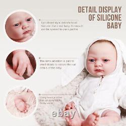 COSDOLL 17 in Reborn Baby Dolls Full Silicone Newborn Girl Toddler Handmade Gift