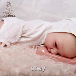COSDOLL 17 in Reborn Baby Dolls Full Silicone Newborn Girl Toddler Handmade Gift