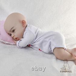 COSDOLL 18 Reborn Baby Doll Lifelike Newborn Boy Doll Gift Full Body Silicone