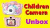Children Camera Unbox 1080p Hd Toddler Digital Video Kids Camera Silicone Cases Toys Birthday Gifts