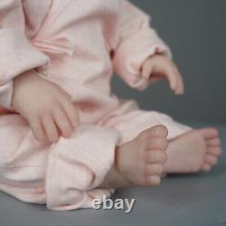 Dokier 18 Full Silicone Reborn Baby Girl Doll Lifelike Newborn Baby Kids Gifts