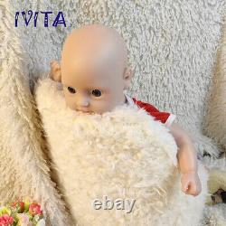 IVITA 18'' Solid Silicone Reborn Baby 5.94lbs Floppy Silicone Girl Xmas Gift