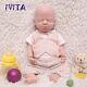 IVITA 19'' Full Silicone Reborn Baby Boy Eyes Closed Asleep Doll Kid Gift