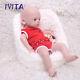 IVITA 19'' Handmade FullBody Silicone Reborn Baby Girl Silicone Doll Xmas Gift