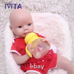 IVITA 20'' Lifelike Floppy Body Silicone Reborn Baby Girl Doll Kids Gift