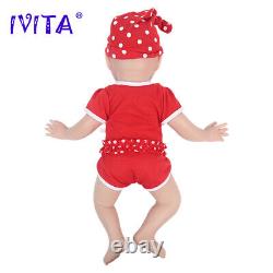 IVITA 20'' Lifelike Floppy Body Silicone Reborn Baby Girl Doll Kids Gift