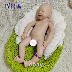 IVITA 20'' Platinum Silicone Reborn Doll Lifelike Sleeping Baby Boy Gift