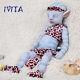 IVITA 20\'\' Platinum Silicone Reborn Doll Newborn Baby Girl Kids Xmas Gift Toy