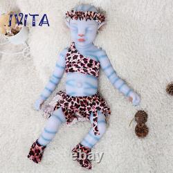 IVITA 20'' Soft Platinum Silicone Reborn Baby Doll Realistic Girl 2900g Toy Gift
