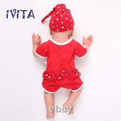 IVITA 20'' Soft Silicone Reborn Doll Baby Girl Kids Birthday Gift Toy