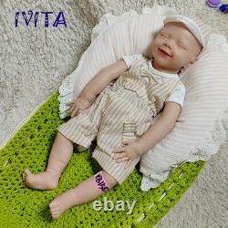 IVITA 20'' Soft Silicone Reborn Doll Lifelike Sleeping Silicone Baby Boy Gift