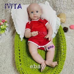 IVITA 21'' Full Body Soft Silicone Reborn Baby Girl Floppy Silicone Doll Gift