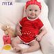 IVITA 21'' Silicone Reborn Girl Baby Floppy Silicone Newborn Baby Doll Gift